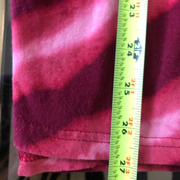 ADIDAS Go To Tee Red Tie Dye Short Sleeve Shirt - Picture 13 of 14